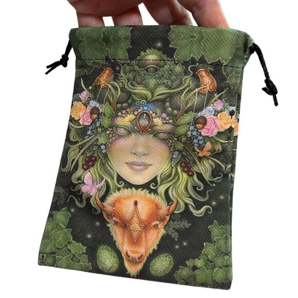 Forest Goddess Tarot Drawstring Bag - Picture 2 of 3